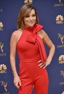 Television personality Kit Hoover attends the 70th annual Primetime Emmy Award at the Microsoft Theater in downtown Los Angeles on September 17, 2018.  LAP20180917011 CHRISTINExCHEW
