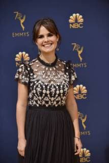 Actor Amy Hoggart attends the 70th annual Primetime Emmy Awards at the Microsoft Theater in downtown Los Angeles on September 17, 2018.  LAP20180917434 CHRISTINExCHEW