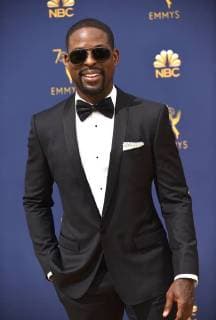 Actor Sterling K. Brown attends the 70th annual Primetime Emmy Awards at the Microsoft Theater in downtown Los Angeles on September 17, 2018.  LAP20180917445 CHRISTINExCHEW