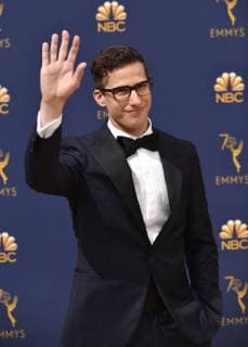 Actor Andy Samberg attends the 70th annual Primetime Emmy Awards at the Microsoft Theater in downtown Los Angeles on September 17, 2018.  LAP20180917467 CHRISTINExCHEW