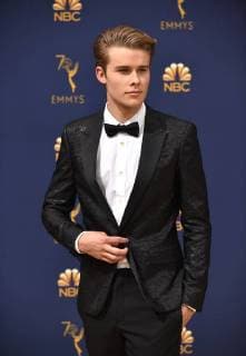 Actor Logan Shroyer attends the 70th annual Primetime Emmy Awards at the Microsoft Theater in downtown Los Angeles on September 17, 2018.  LAP20180917477 CHRISTINExCHEW