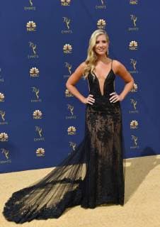 Actor Kristine Leahy attends the 70th annual Primetime Emmy Awards at the Microsoft Theater in downtown Los Angeles on September 17, 2018.  LAP20180917483 CHRISTINExCHEW