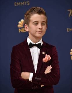 Actor Parker Bates attends the 70th annual Primetime Emmy Awards at the Microsoft Theater in downtown Los Angeles on September 17, 2018.  LAP20180917488 CHRISTINExCHEW