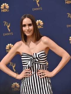 TV personality Louise Roe attends the 70th annual Primetime Emmy Awards at the Microsoft Theater in downtown Los Angeles on September 17, 2018.  LAP20180917491 CHRISTINExCHEW