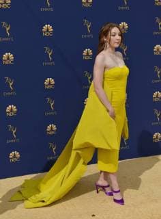 Actor Kayli Carter attends the 70th annual Primetime Emmy Awards at the Microsoft Theater in downtown Los Angeles on September 17, 2018.  LAP20180917495 CHRISTINExCHEW