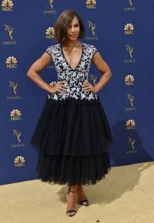 Actor Amanda Brugel attends the 70th annual Primetime Emmy Awards at the Microsoft Theater in downtown Los Angeles on September 17, 2018.  LAP20180917511 CHRISTINExCHEW