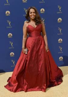 Actor Paula Newsome attends the 70th annual Primetime Emmy Awards at the Microsoft Theater in downtown Los Angeles on September 17, 2018.  LAP20180917513 CHRISTINExCHEW