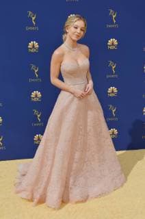 Actor Sydney Sweeney attends the 70th annual Primetime Emmy Awards at the Microsoft Theater in downtown Los Angeles on September 17, 2018.  LAP20180917523 CHRISTINExCHEW