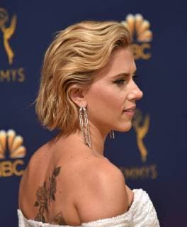 Actor Scarlett Johansson attends the 70th annual Primetime Emmy Awards at the Microsoft Theater in downtown Los Angeles on September 17, 2018.  LAP20180917541 CHRISTINExCHEW