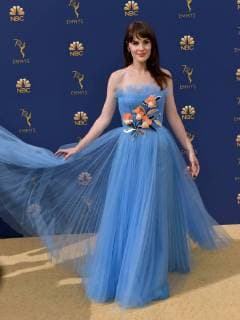 Actor Michelle Dockery attends the 70th annual Primetime Emmy Awards at the Microsoft Theater in downtown Los Angeles on September 17, 2018.  LAP20180917550 CHRISTINExCHEW