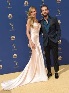 Heidi Klum and Tom Kaulitz arriving at the 70th Primetime Emmy Awards in Los Angeles, California - Sept 17, 2018 - Emmy Awards 2018, Los Angeles California United States Microsoft Theater  Copyright: xOConnor-Arroyox h_00544168
