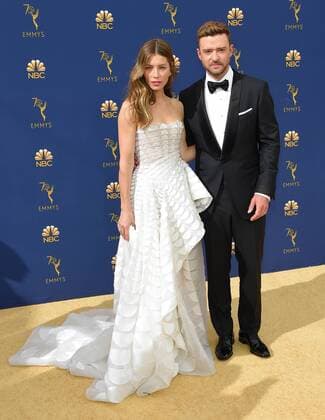 Entertainment Bilder des Tages Jessica Biel and Justin Timberlake arriving at the 70th Primetime Emmy Awards in Los Angeles, California - Sept 17, 2018 - Emmy Awards 2018, Los Angeles California United States Microsoft Theater  Copyright: xOConnor-Arroyox h_00544169