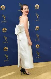 Claire Foy arriving at the 70th Primetime Emmy Awards in Los Angeles, California - Sept 17, 2018 - Emmy Awards 2018, Los Angeles California United States Microsoft Theater  Copyright: xOConnor-Arroyox h_00544174