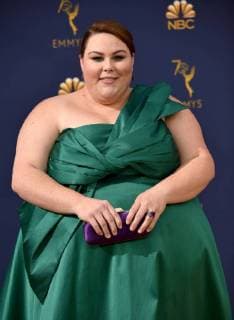 Actors Chrissy Metz attends the 70th annual Primetime Emmy Award at the Microsoft Theater in downtown Los Angeles on September 17, 2018.  LAP20180917111 CHRISTINExCHEW