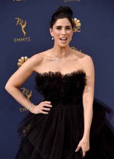 Comedian Sarah Silverman attends the 70th annual Primetime Emmy Award at the Microsoft Theater in downtown Los Angeles on September 17, 2018.  LAP20180917119 CHRISTINExCHEW