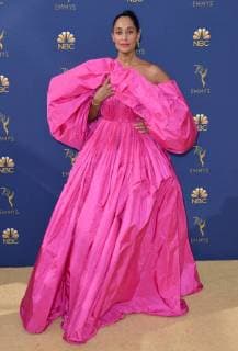 Actor Tracee Ellis attends the 70th annual Primetime Emmy Award at the Microsoft Theater in downtown Los Angeles on September 17, 2018.  LAP20180917124 CHRISTINExCHEW