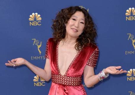 Actor Sandra Oh attends the 70th annual Primetime Emmy Award at the Microsoft Theater in downtown Los Angeles on September 17, 2018.  LAP20180917129 CHRISTINExCHEW