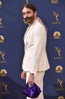 Hairdresser Jonathan Van Ness attends the 70th annual Primetime Emmy Award at the Microsoft Theater in downtown Los Angeles on September 17, 2018.  LAP20180917133 CHRISTINExCHEW