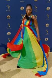 Comedian Tiffany Haddish attends the 70th annual Primetime Emmy Award at the Microsoft Theater in downtown Los Angeles on September 17, 2018.  LAP20180917154 CHRISTINExCHEW