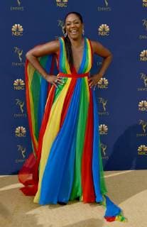 Comedian Tiffany Haddish attends the 70th annual Primetime Emmy Award at the Microsoft Theater in downtown Los Angeles on September 17, 2018.  LAP20180917155 CHRISTINExCHEW
