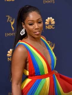 Comedian Tiffany Haddish attends the 70th annual Primetime Emmy Award at the Microsoft Theater in downtown Los Angeles on September 17, 2018.  LAP20180917157 CHRISTINExCHEW