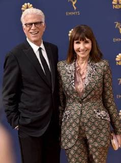 Actors Ted Danson (L) and Mary Steenburgen attend the 70th annual Primetime Emmy Award at the Microsoft Theater in downtown Los Angeles on September 17, 2018.  LAP20180917159 CHRISTINExCHEW