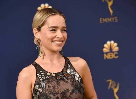 Actor Emilia Clarke attends the 70th annual Primetime Emmy Award at the Microsoft Theater in downtown Los Angeles on September 17, 2018.  LAP20180917179 CHRISTINExCHEW
