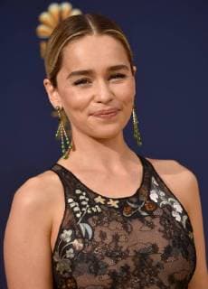 Actor Emilia Clarke attends the 70th annual Primetime Emmy Award at the Microsoft Theater in downtown Los Angeles on September 17, 2018.  LAP20180917180 CHRISTINExCHEW
