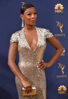Actor Samira Wiley attends the 70th annual Primetime Emmy Award at the Microsoft Theater in downtown Los Angeles on September 17, 2018.  LAP20180917182 CHRISTINExCHEW