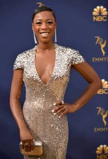 Actor Samira Wiley attends the 70th annual Primetime Emmy Award at the Microsoft Theater in downtown Los Angeles on September 17, 2018.  LAP20180917183 CHRISTINExCHEW