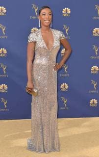 Actor Samira Wiley attends the 70th annual Primetime Emmy Award at the Microsoft Theater in downtown Los Angeles on September 17, 2018.  LAP20180917184 CHRISTINExCHEW