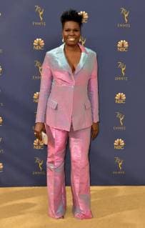 Comedian Leslie Jones attends the 70th annual Primetime Emmy Award at the Microsoft Theater in downtown Los Angeles on September 17, 2018.  LAP20180917205 CHRISTINExCHEW