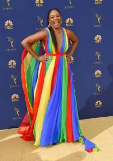 Tiffany Haddish arriving at the 70th Primetime Emmy Awards in Los Angeles, California - Sept 17, 2018 - Emmy Awards 2018, Los Angeles California United States Microsoft Theater  Copyright: xOConnor-Arroyox h_00544195