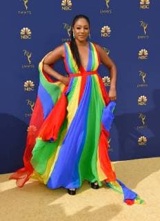Tiffany Haddish arriving at the 70th Primetime Emmy Awards in Los Angeles, California - Sept 17, 2018 - Emmy Awards 2018, Los Angeles California United States Microsoft Theater  Copyright: xOConnor-Arroyox h_00544196