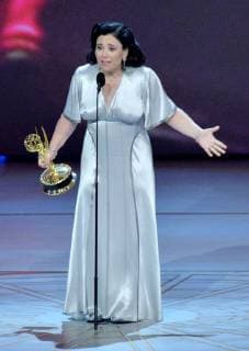 Alex Borstein accepts the Outstanding Supporting Actress in a Comedy Series award for The Marvelous Mrs. Maisel onstage during the 70th annual Primetime Emmy Awards at the Microsoft Theater in downtown Los Angeles on September 17, 2018.  LAP20180917595 JIMxRUYMEN