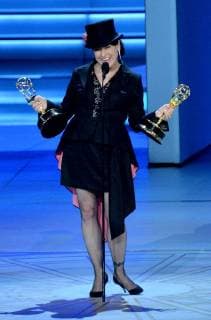Amy Sherman-Palladino accepts the Outstanding Directing for a Comedy Series award for The Marvelous Mrs. Maisel onstage during the 70th annual Primetime Emmy Awards at the Microsoft Theater in downtown Los Angeles on September 17, 2018.  LAP20180917607 JIMxRUYMEN