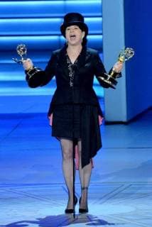 Amy Sherman-Palladino accepts the Outstanding Directing for a Comedy Series award for The Marvelous Mrs. Maisel onstage during the 70th annual Primetime Emmy Awards at the Microsoft Theater in downtown Los Angeles on September 17, 2018.  LAP20180917610 JIMxRUYMEN