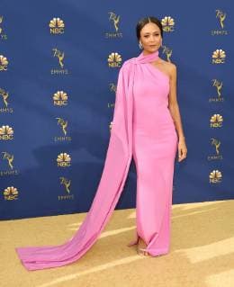 Thandie Newton arriving at the 70th Primetime Emmy Awards in Los Angeles, California - Sept 17, 2018 - Emmy Awards 2018, Los Angeles California United States Microsoft Theatre  Copyright: xOConnor-Arroyox h_00544210