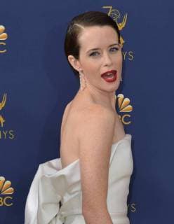 Actor Claire Foy attends the 70th annual Primetime Emmy Award at the Microsoft Theater in downtown Los Angeles on September 17, 2018.  LAP20180917224 CHRISTINExCHEW