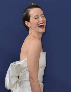 Actor Claire Foy attends the 70th annual Primetime Emmy Award at the Microsoft Theater in downtown Los Angeles on September 17, 2018.  LAP20180917225 CHRISTINExCHEW