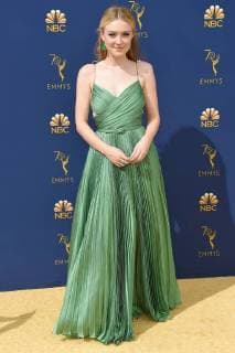 Dakota Fanning arriving at the 70th Primetime Emmy Awards in Los Angeles, California - Sept 17, 2018 - Emmy Awards 2018, Los Angeles California United States Microsoft Theater  Copyright: xOConnor-Arroyox h_00544220