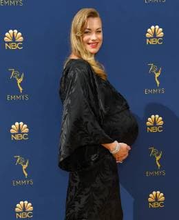 Yvonne Strahovski arriving at the 70th Primetime Emmy Awards in Los Angeles, California - Sept 17, 2018 - Emmy Awards 2018, Los Angeles California United States Microsoft Theatre  Copyright: xOConnor-Arroyox h_00544241