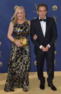 Actors Patricia Arquette and Ben Stiller attend the 70th annual Primetime Emmy Awards at the Microsoft Theater in downtown Los Angeles on September 17, 2018.  LAP201809171511 CHRISTINExCHEW