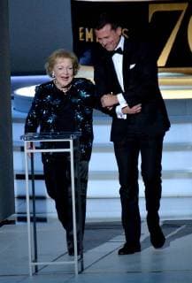 Betty White appears onstage during the 70th annual Primetime Emmy Awards at the Microsoft Theater in downtown Los Angeles on September 17, 2018.  LAP201809171066 JIMxRUYMEN