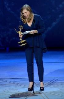 Merritt Wever accepts the Outstanding Supporting Actress in a Limited Series or Movie for Godless onstage during the 70th annual Primetime Emmy Awards at the Microsoft Theater in downtown Los Angeles on September 17, 2018.  LAP201809171067 JIMxRUYMEN