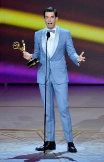 John Mulaney accepts the Outstanding Writing for a Variety Special award for John Mulaney: Kid Gorgeous at Radio City onstage during the 70th annual Primetime Emmy Awards at the Microsoft Theater in downtown Los Angeles on September 17, 2018.  LAP201809171096 JIMxRUYMEN