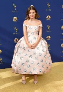 Millie Bobby Brown arriving at the 70th Primetime Emmy Awards in Los Angeles, California - Sept 17, 2018 - Emmy Awards 2018, Los Angeles California United States Microsoft Theater  Copyright: xOConnor-Arroyox h_00544274