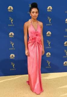 Yara Shahidi arriving at the 70th Primetime Emmy Awards in Los Angeles, California - Sept 17, 2018 - Emmy Awards 2018, Los Angeles California United States Microsoft Theatre  Copyright: xOConnor-Arroyox h_00544285