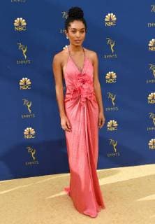 Yara Shahidi arriving at the 70th Primetime Emmy Awards in Los Angeles, California - Sept 17, 2018 - Emmy Awards 2018, Los Angeles California United States Microsoft Theatre  Copyright: xOConnor-Arroyox h_00544286