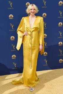 Gwendoline Christie arriving at the 70th Primetime Emmy Awards in Los Angeles, California - Sept 17, 2018 - Emmy Awards 2018, Los Angeles California United States Microsoft Theater  Copyright: xOConnor-Arroyox h_00544299